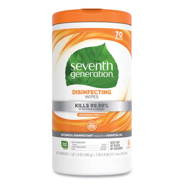 Seventh Generation® Botanical Disinfecting Wipes, 8 X 7, 70 Count freeshipping - TVN Wholesale